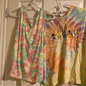 Assorted graphics tees and long sleeves